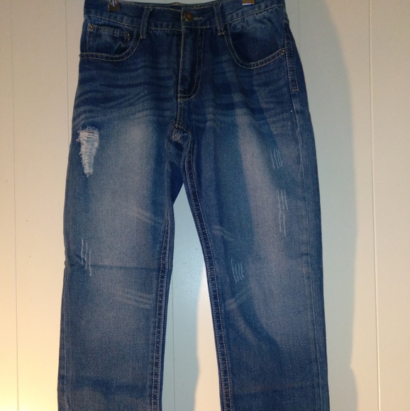 Indigo People Distressed Jeans - Picture 2 of 11